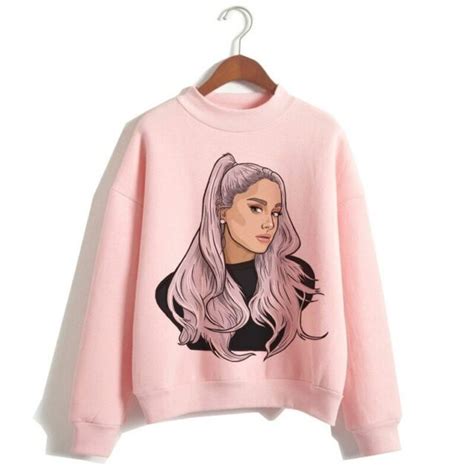 Ariana Grande Sweatshirt Clothes 7 Rings Women 2019 Hoodies Oversized Ebay