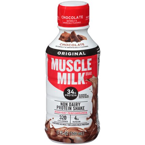 Muscle Milk Original Chocolate Non Dairy Protein Shake 17 Fl Oz