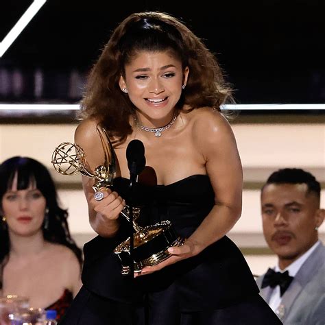 Zendaya Makes History With Second Emmy Win Thank You For Believing In