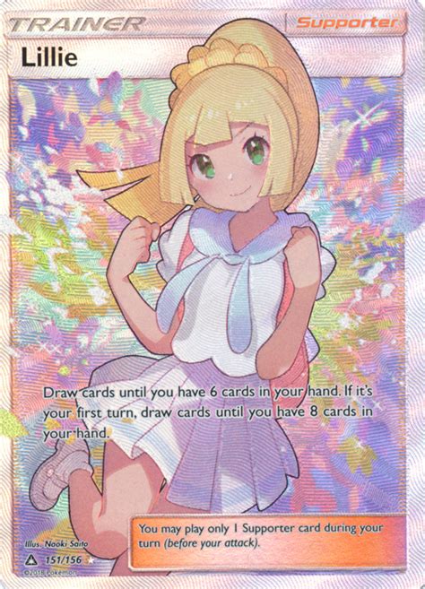 Lillie 151156 Full Art Ultra Rare Pokemon Singles Sm5 Ultra