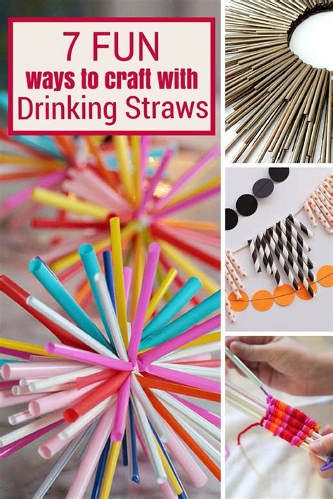 20 Easy Drinking Straw Crafts The Crafty Blog Stalker Drinking