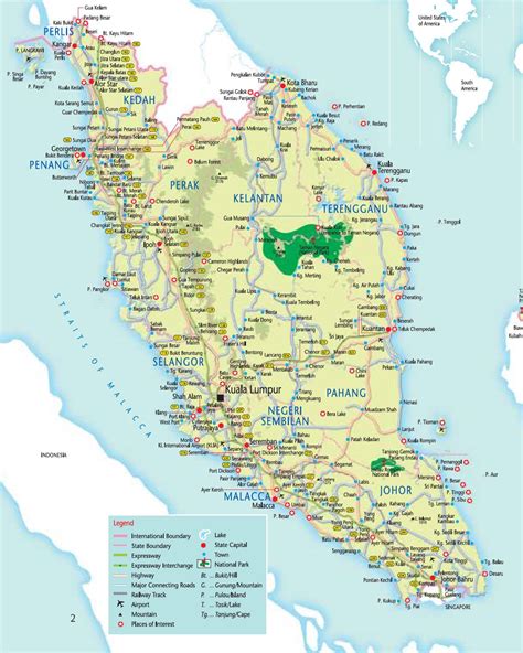 Map of Malaysia | Malaysia and Singapore!! | Pinterest | Peninsular ...