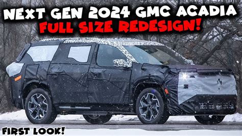 Next Gen GMC Acadia Full Size Redesign