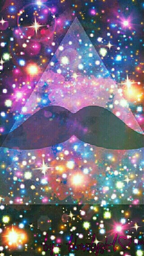 Hipster Moustache Galaxy Wallpaper I Created For The App Cocoppa
