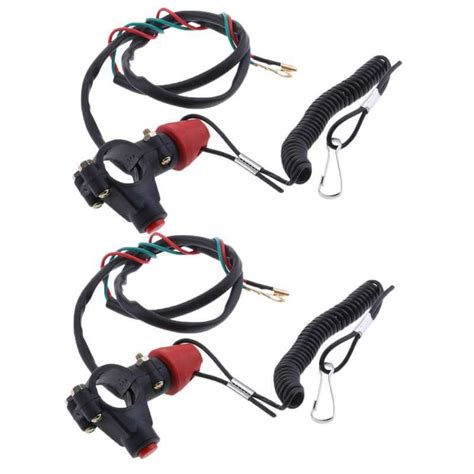 promo 2pcs universal boat outboard engine stop safety kill switch tether cord diskon 17 di