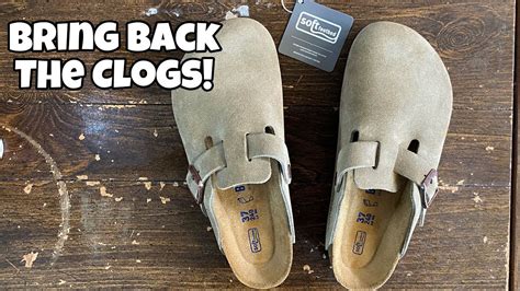 Birkenstock Boston Clogs Taupe Suede Leather How To Break In Care
