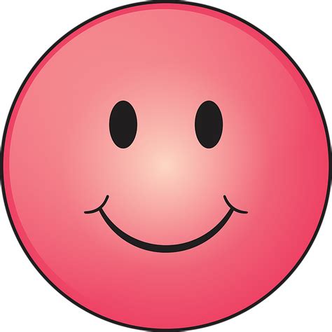 Free Illustration Smiley Pink Happy Free Image On Pixabay 1156505