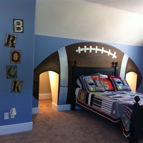 Your football bedroom stock images are ready. Fantastic Kids Space Ideas | Boys bedrooms, Sport bedroom ...