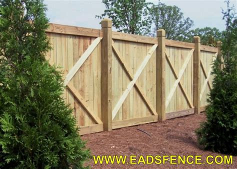 Ohio Fence Company Eads Fence Co Custom Wood Fence Photo Gallery