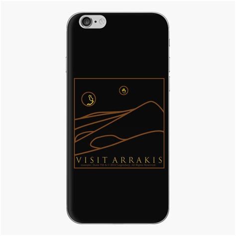Outline Drawing Visit Arrakis Dune Movie Iphone Skin By Yelena Ua