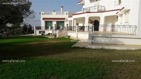 Villa De Maitre Tunis Ouest 760 M2 3 Ha Afariat Tayara