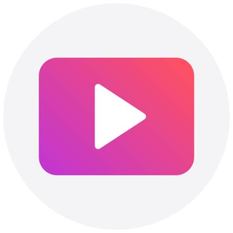 Transparent Youtube Play Logo