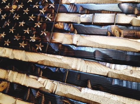 Wood American Flag Rustic American Flag Distressed American | Etsy | Rustic american flag ...