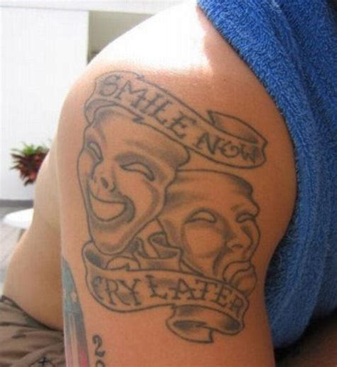 Free Smile Now Cry Later Tattoo Designs Design Talk