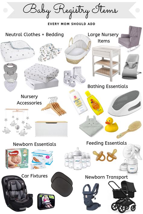 Baby Registry Items That Every Mom Should Add Baby Registry Baby