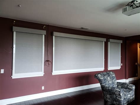 Check Out These Black Out Indoor Roller Shades With Side Channels That