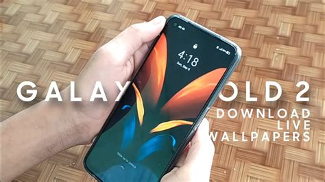 Download Samsung Galaxy Z Fold 2 Stock Live Wallpaper And How To Set Them
