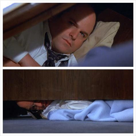 George At Work Taking Aking A Nap Under His Deskcostanza Seinfeld