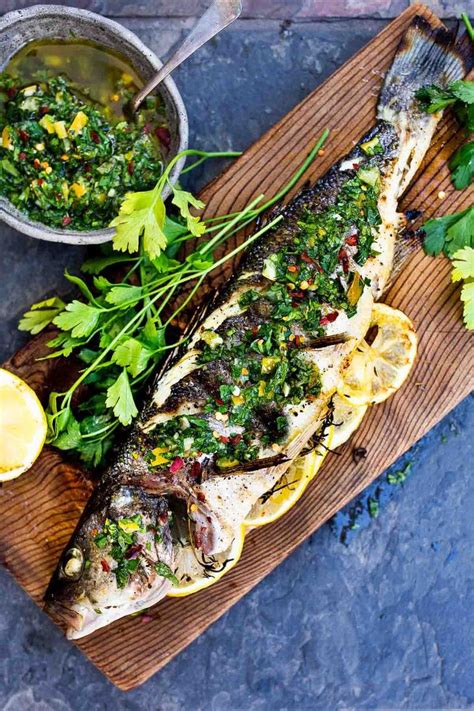 Grilled Branzino Feasting At Home