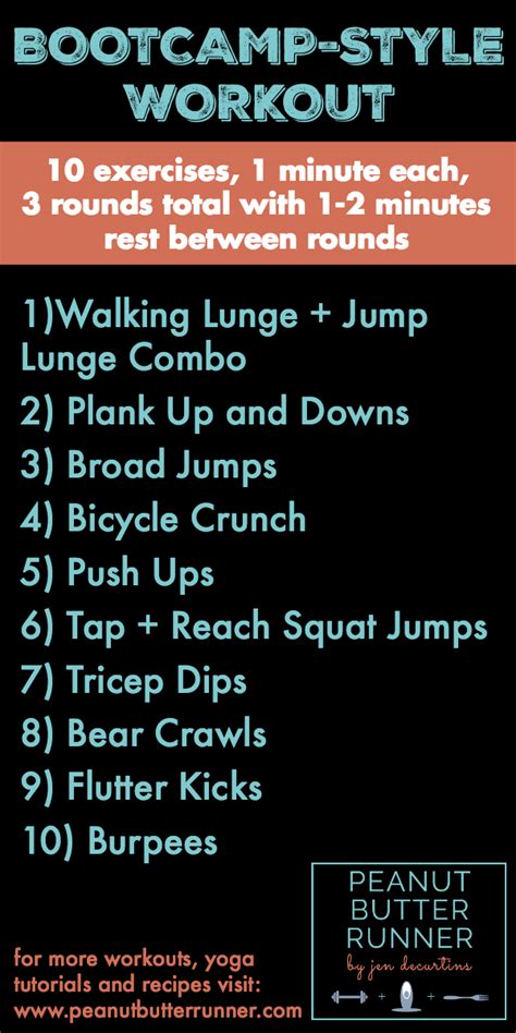30 Minute Bootcamp Style Bodyweight Workout
