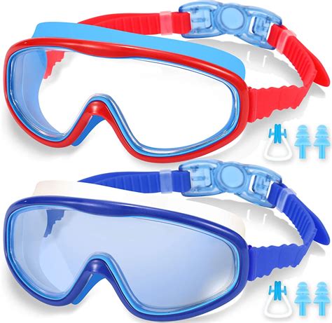 Easyoung 2 Pack Kids Swim Goggles Swimming Goggles For Children And