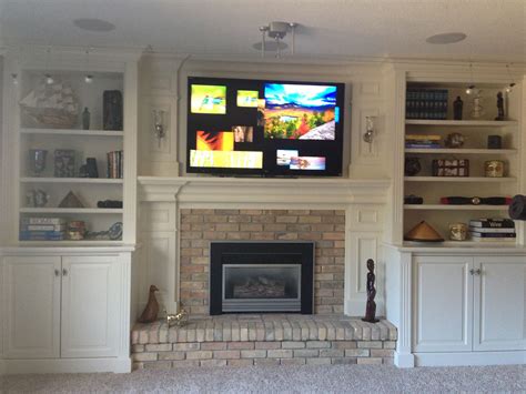 Fireplace With Bookshelves On Each Side Ideas Home Decor Best Built