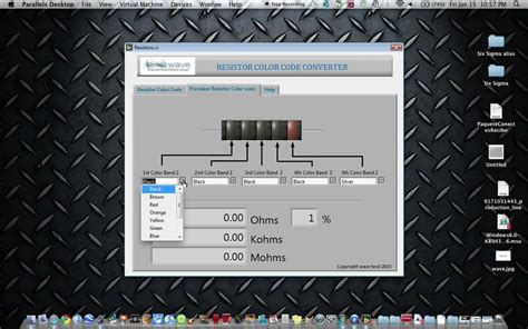 Waveeng Resistor Color Code Converter Software Youtube
