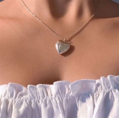 tanaka heart shaped necklace girly jewelry cute jewelry