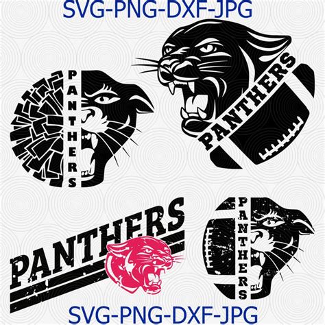 Panther Svg And Dxf Files