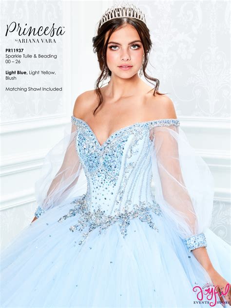 Light Blue Quinceanera Dress Pr11937lb Joyful Events Store