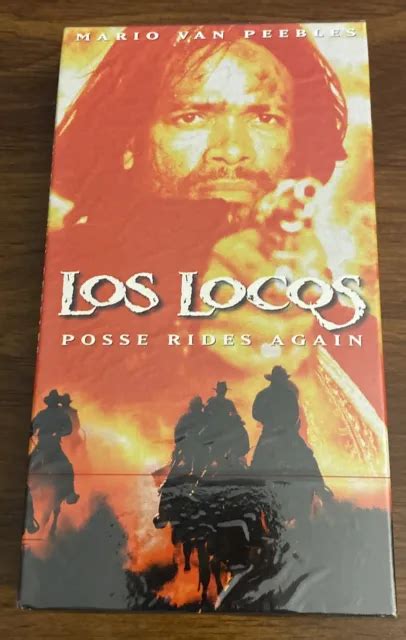 Los Locos Posse Rides Again Vhs 1998 Mario Van Peebles New Sealed
