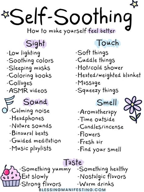 Dbt Self Soothing Worksheet Dbt Worksheets