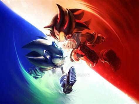 Sonic Vs Shadow Sonic And Shadow Shadow The Hedgehog Sonic The Hedgehog