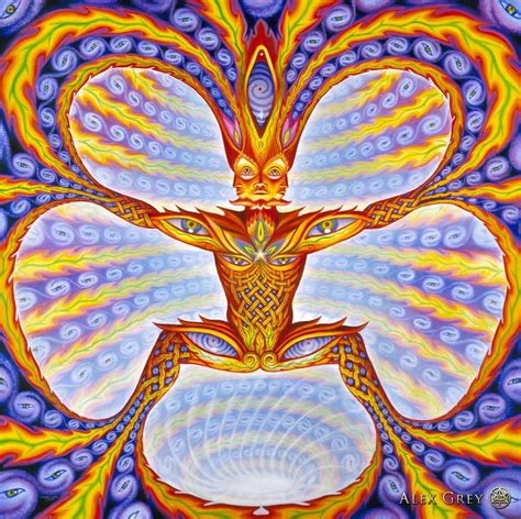 Alex Grey Cosmic Elf Alex Grey Paintings Allyson Grey Alex Gray Art