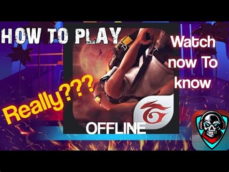 Players freely choose their starting point with their parachute, and aim to stay in. Really?? Free fire OFFLINE!! watch to know... 💥 - YouTube