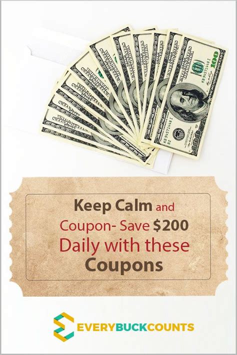 Keep Calm And Coupon Save 200 Daily With These Coupons Coupon