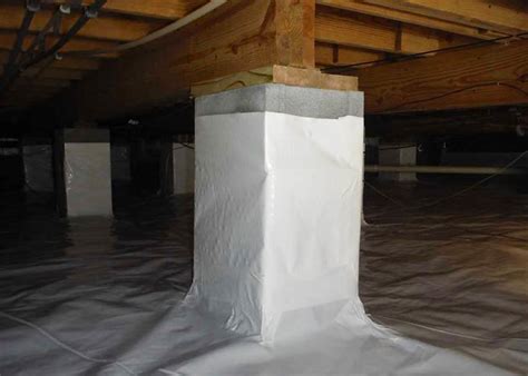 How to wrap crawl space piers. Crawl Space Repair - Encapsulating a Crawl Space in Vass ...