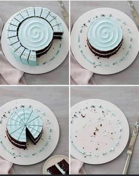 Cant Believe Ive Never Seen This Before How To Cut A Round Cake For