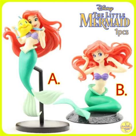 Jual Sphb The Little Mermaid Action Figure Set Miniatur Pajangan Topper Mainan Princess Ariel