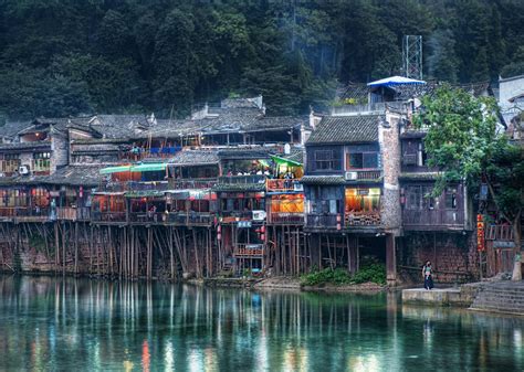 Fenghuang Ancient Town Most Beautiful City In China