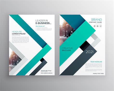 Blank Brochure Background Design