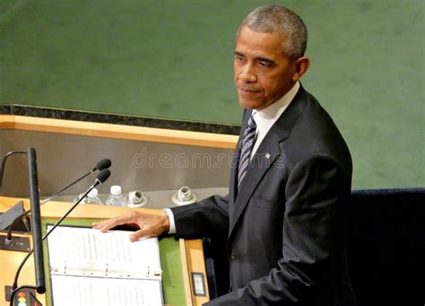 Us President Barack Obama Holds A Speech The General Assembly Of The