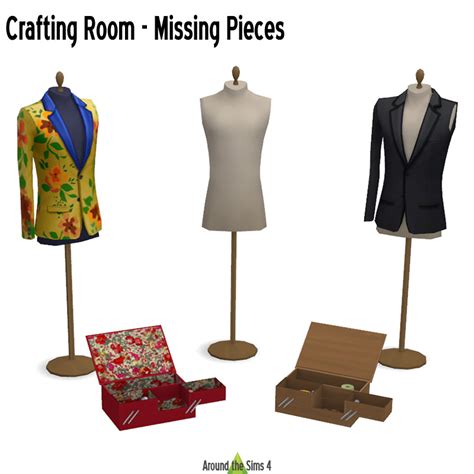 Crafting Room Add On Sewing From Around The Sims 4 Sims 4 Downloads