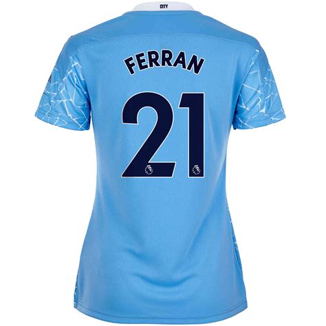 202021 Womens Puma Ferran Torres Manchester City Home Jersey Soccerpro