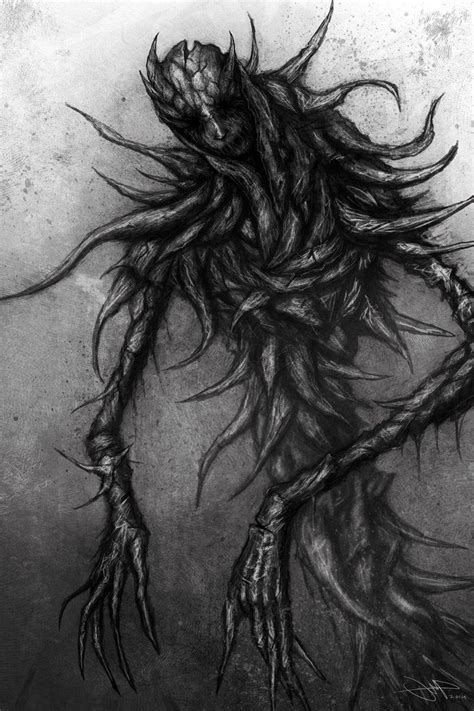 Grey Man By Eemeling On Deviantart Creepy Art Scary Art Dark