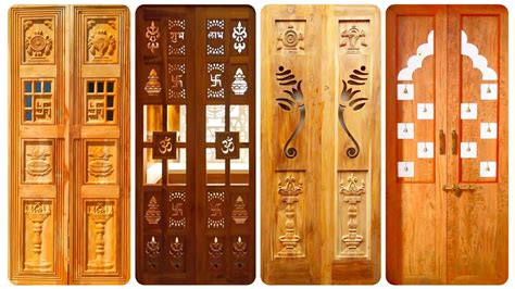 Laxmi Ganesha Double Door Design Pooja Room Door Design Double Door