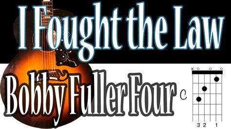 I Fought The Law Easy Guitar Lesson Bobby Fuller Four Youtube