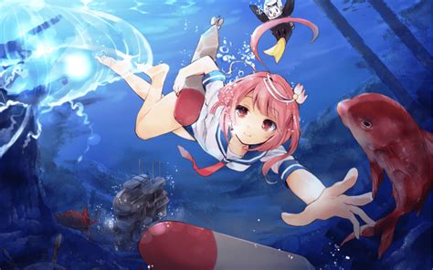 Anime Underwater Wallpapers Bigbeamng