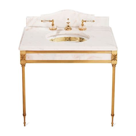 sherle wagnerreeded console  reeded leg  antique