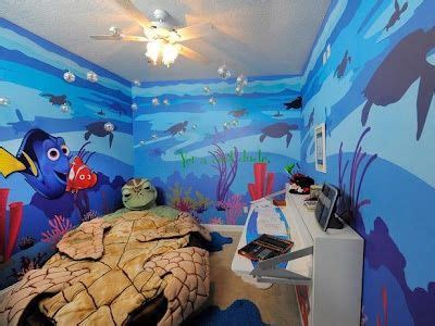We select a decor theme, discuss what foods remind us of that season, my husband picks out a playlist of the perfect seasonal. Finding Nemo room | Disney themed bedrooms, Disney themed ...
